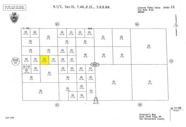 Detail Gallery Image 1 of 1 For 0 East End Rd, Lucerne Valley,  CA 92335 - – Beds | – Baths