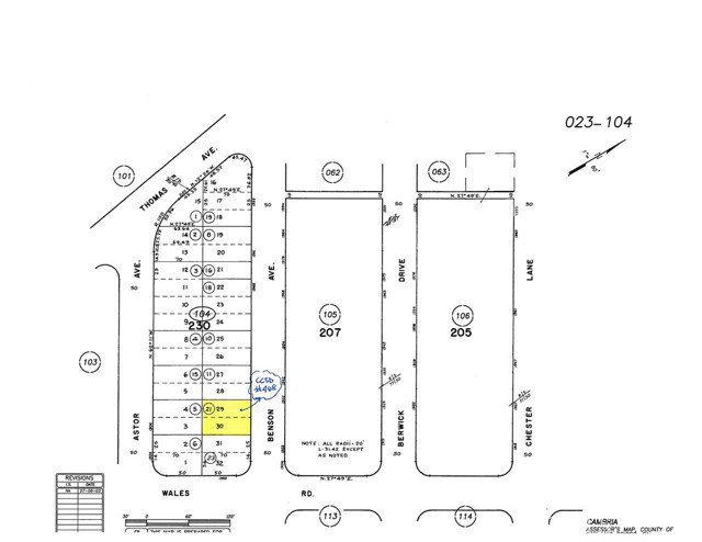 0 Benson Avenue, Cambria, California 93428, ,Land,For Sale,0 Benson Avenue,CRSC24044076