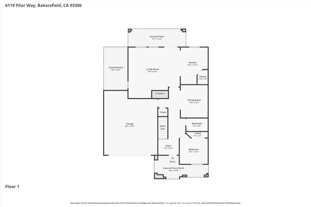 Detail Gallery Image 51 of 52 For 6119 Pilar, Bakersfield,  CA 93306 - 4 Beds | 3 Baths