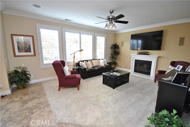 Cozy Fireplace in Large Family Room