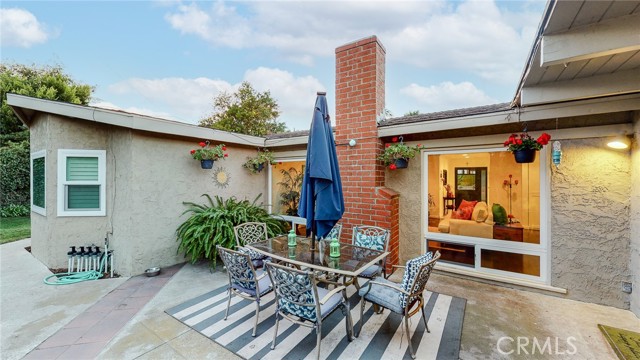 Backyard patio