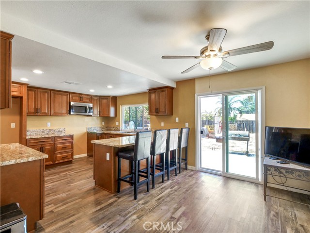 Kitchen with additonal dining space