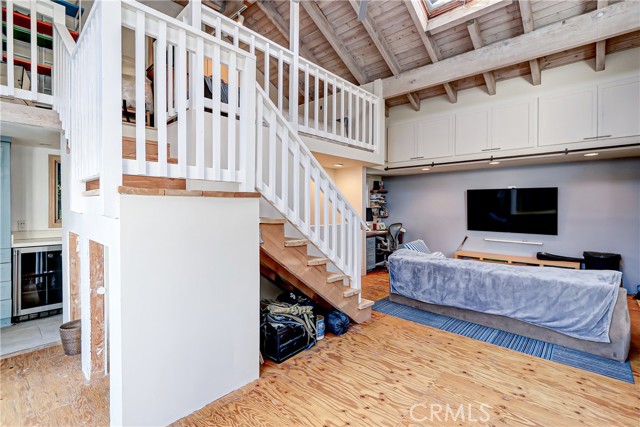 Stairs to the sleeping loft