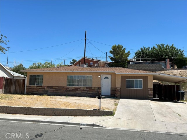 Detail Gallery Image 1 of 1 For 640 Flora St, Barstow,  CA 92311 - 3 Beds | 1 Baths