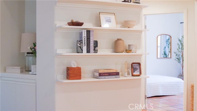 Built in Shelves and Showing Entrance to Bedroom #1 on Entry and Main Living Level Built in Shelves and Showing Entrance to Bedroom #1 on Entry and Main Living Level