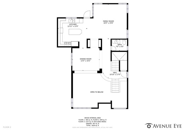 Main Level Floor Plan