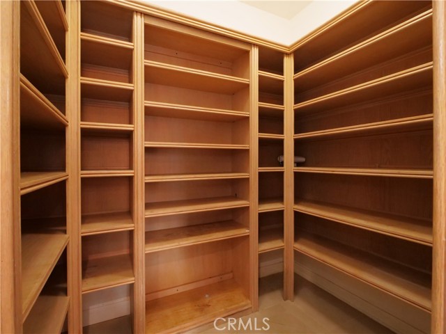 Large walk-in kitchen pantry for all your cooking staples!