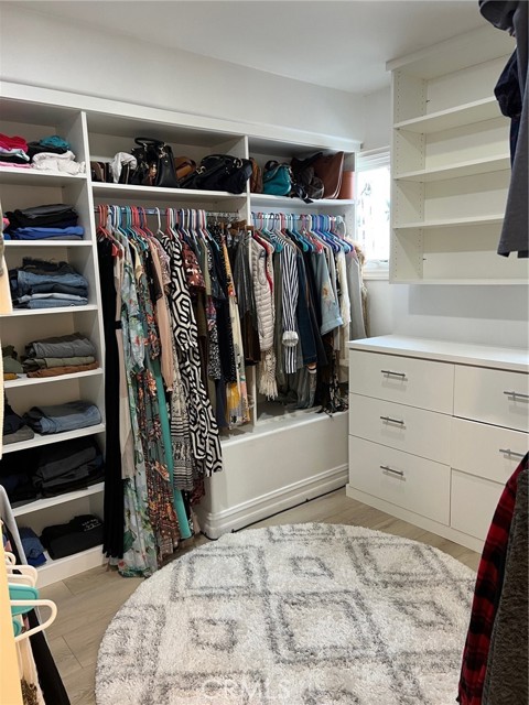 Primary walk-in closet