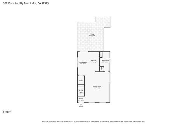 Detail Gallery Image 36 of 37 For 508 Vista, Big Bear Lake,  CA 92315 - 2 Beds | 1 Baths