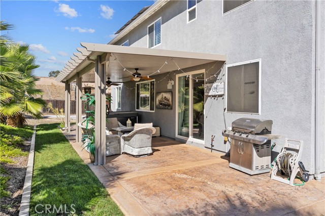 Aluminum coverde patio.