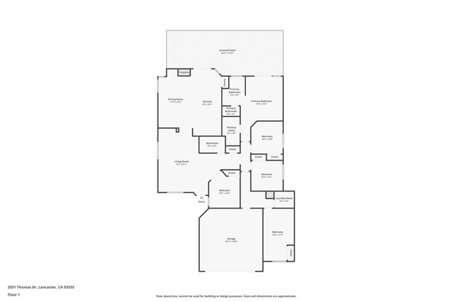 Detail Gallery Image 44 of 44 For 2031 Thomas Dr, Lancaster,  CA 93535 - 5 Beds | 2 Baths