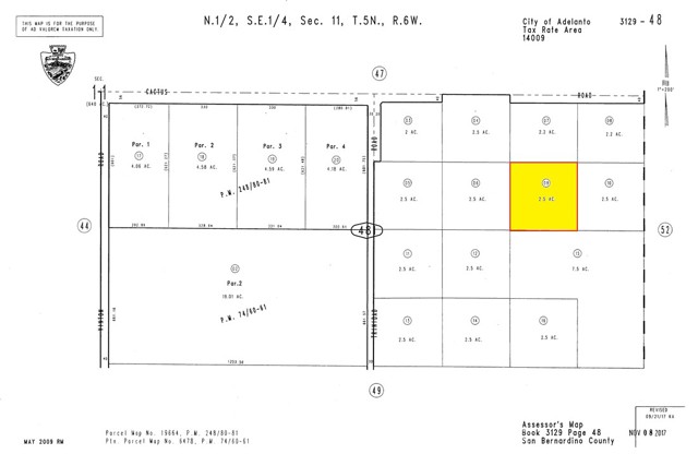 Detail Gallery Image 1 of 1 For 0 Richarson / Cactus, Adelanto,  CA 92301 - – Beds | – Baths