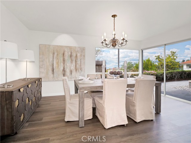 Formal Dining room with ocean view.