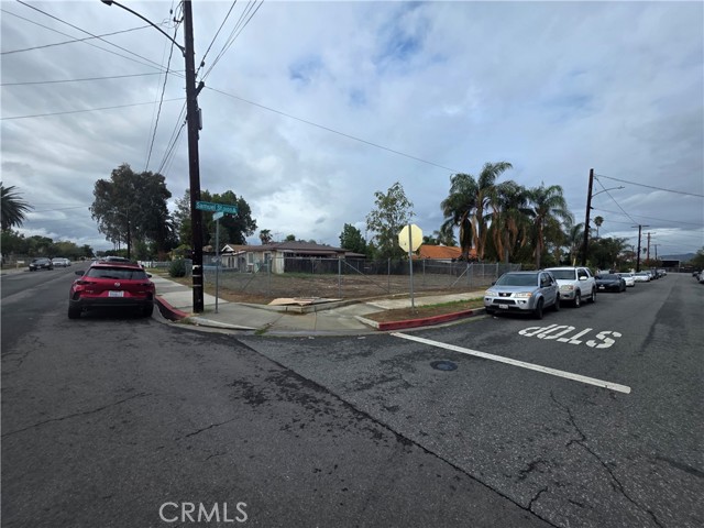 Electric pole next to property