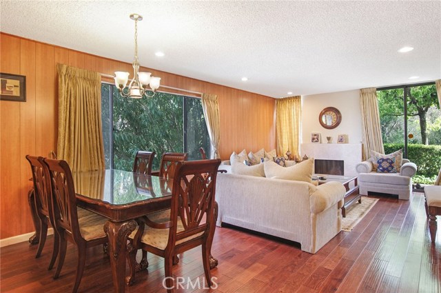 Living Room and Dining area.