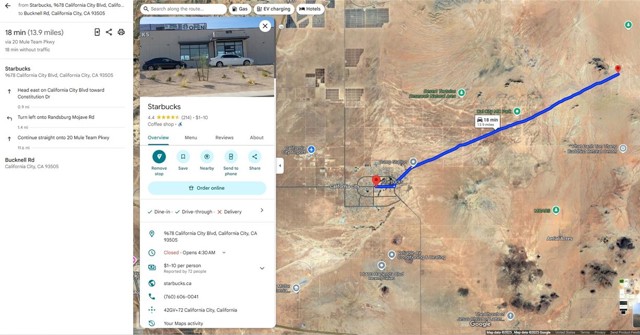 Detail Gallery Image 4 of 8 For 0 Twenty Mule Team Pkwy, California City,  CA 93505 - – Beds | – Baths