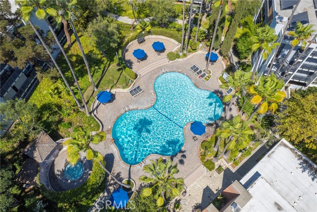 The Estates gated pool and spa next to the Clubhouse.