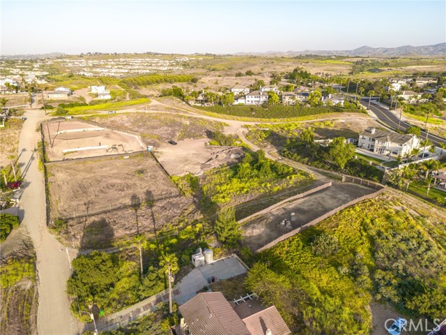 Aerial pictures of the lot fenced.
