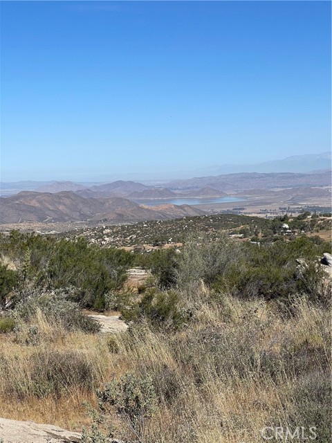 View of Lake Skinner from the lot.