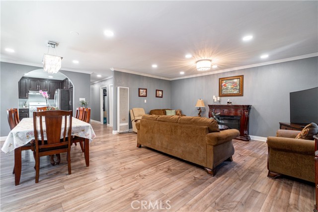 Living Room and Dining Room - Open Concept