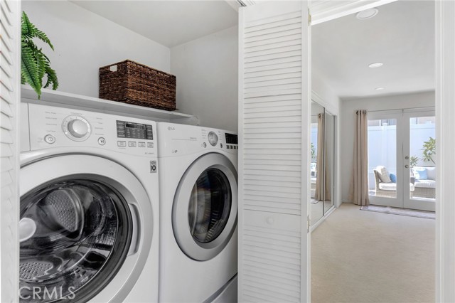 Laundry closet with washer/dryer included :)