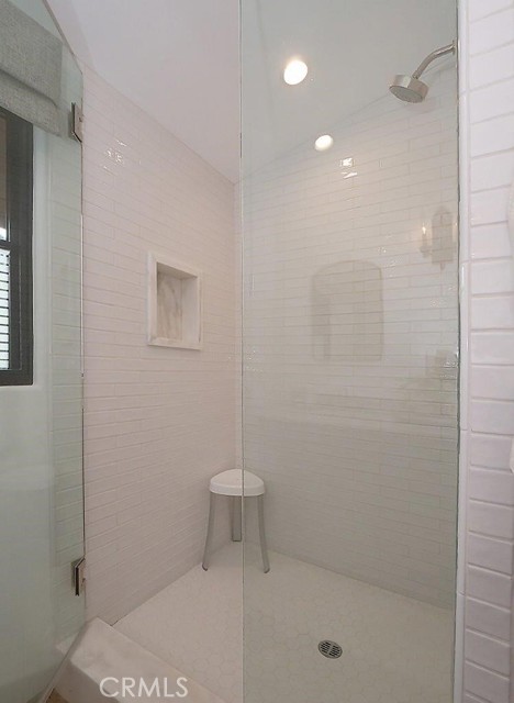 Shower Area in Hallway Bathroom