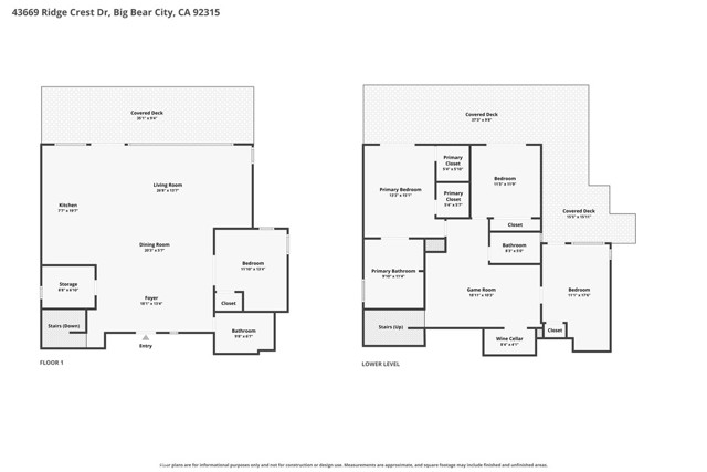 43669 Ridge Crest, Big Bear Lake, CA 92315