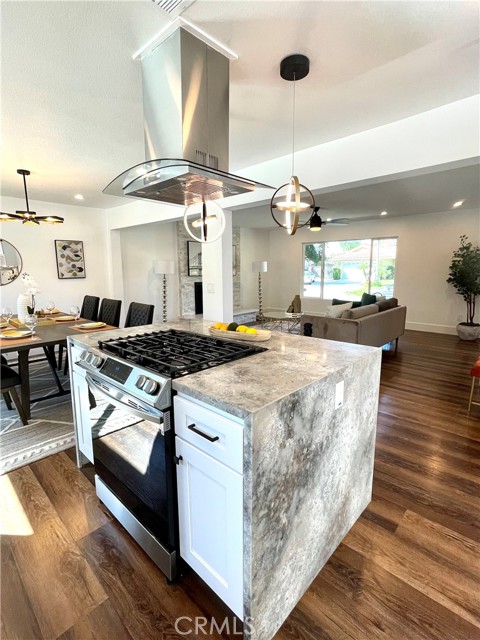 Kitchen Island with Stove