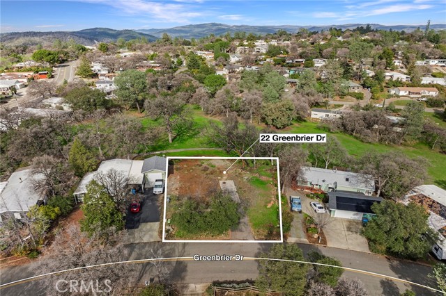 22 Greenbrier Drive, Oroville, California 95966, ,Land,For Sale,22 Greenbrier Drive,CRPA24038353