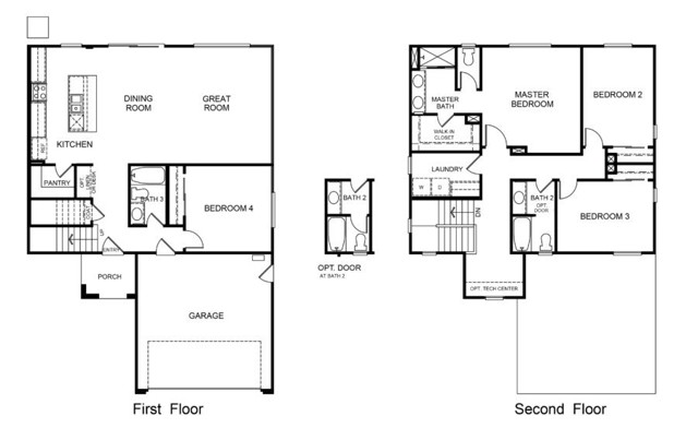 Floor Plan of  Model # 2