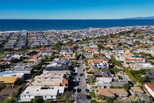 Captivating views of the Hill and Sand Sections of Manhattan Beach plus the tranquil ocean looking north to Malibu