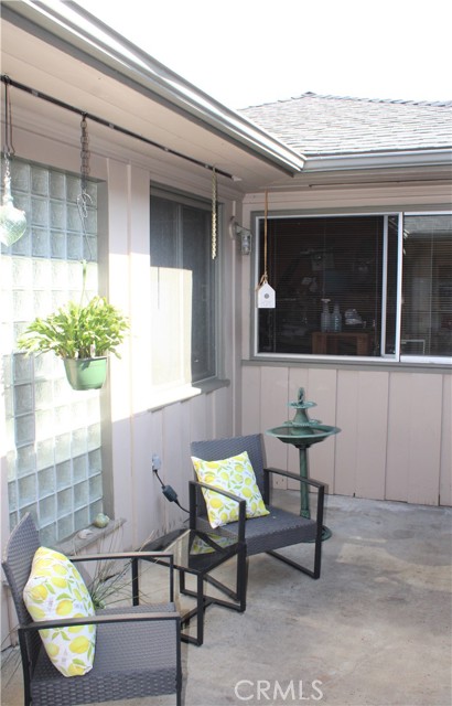 Open-Air Atrium off Master Bedroom