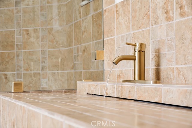 Modern Sink and Fixtures in the Primary Bath