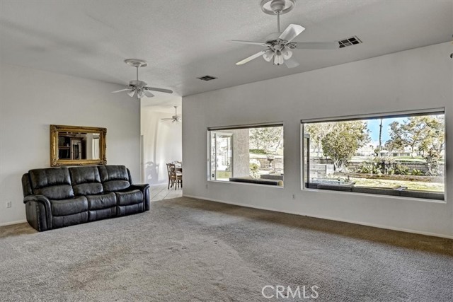 Open Spacious Family Room Featuring 2 Large Picture Windows.