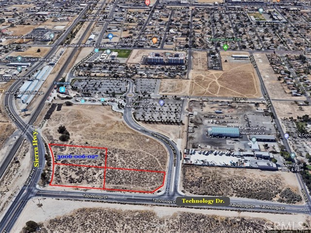 0 Sierra Hwy/P8 Avenue, Palmdale, California 93550, ,Land,For Sale,0 Sierra Hwy/P8 Avenue,CRSR23158169