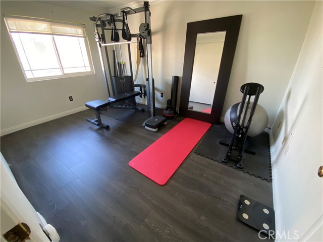 All rooms are generously sized with ample space for full set gym equipment