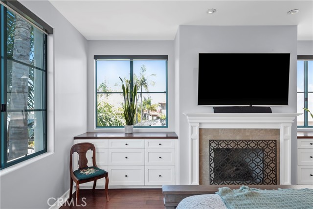 Primary Bedroom with 3rd Fireplace