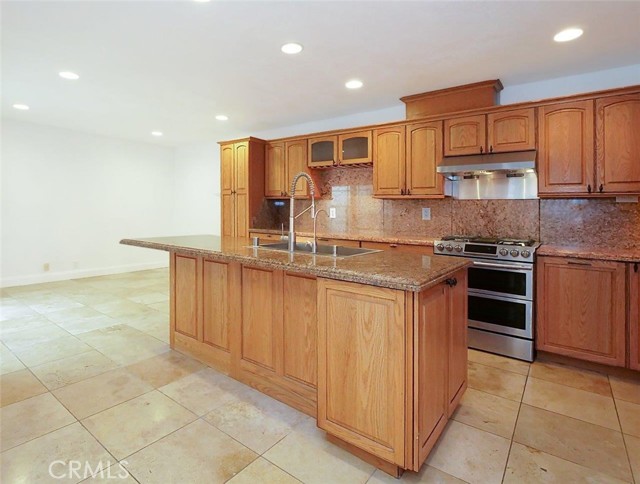 Remodeled Kitchen with Center Island