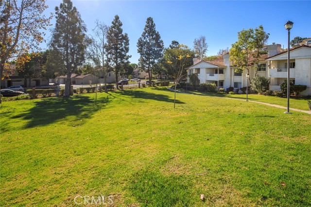 Large grassy area in front of the Vista Camarillo buildings