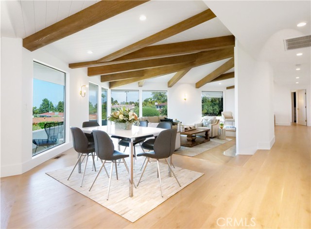 Dining area to Living area