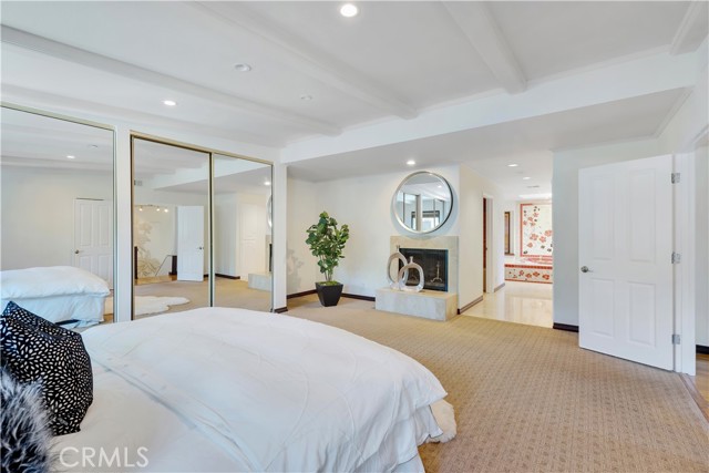 Master en-suite with fireplace.