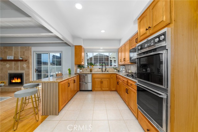 Remodeled kitchen