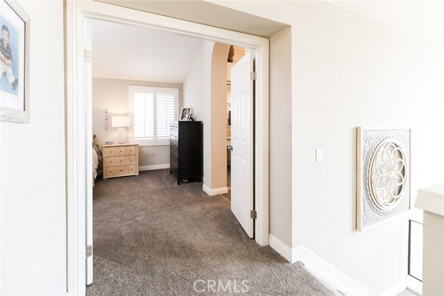 double door primary bedroom entrance