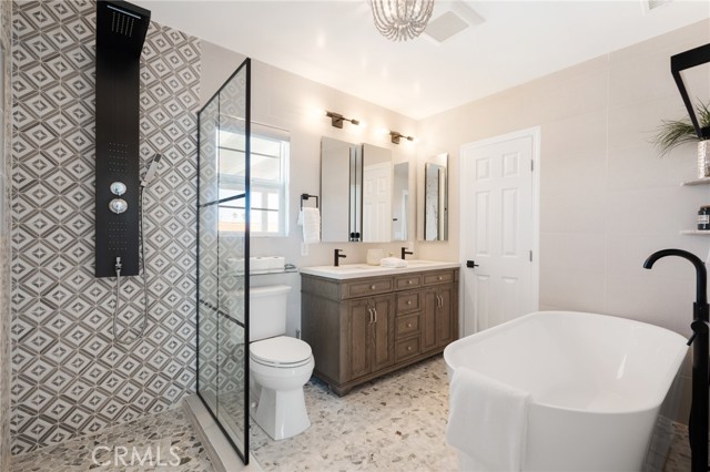 European style main bathroom.  A designer's dream!