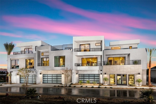 890 Cameron Center Drive Palm Springs, California Stunning Westerly mountain views! Home site 88 at Cody Place in Prime South Downtown Palm Springs- live in your element! Amazing value with this 3 story BRAND NEW Luxury Townhome that oozes with sophistication. This stunning residence is sure to impress with 1,840 square feet of opulence. This Aliso home design includes 2 bedrooms one of which is on the first floor - both ensuites, a loft on the 3rd floor, 4 balconies, a courtyard, Full slab Oceana quartz counters with huge island, upgraded designer backsplash, additional lighting throughout, upgraded white acrylic cabinets with furniture package, upgraded glass staircase with Seta stain, upgraded primary shower, Anderson windows, Western Stacking doors, stunning designer flooring throughout, not to mention OWNED solar with prewire for EV charger in your ATTACHED 2 car garage! May 2023 estimated close of escrow.