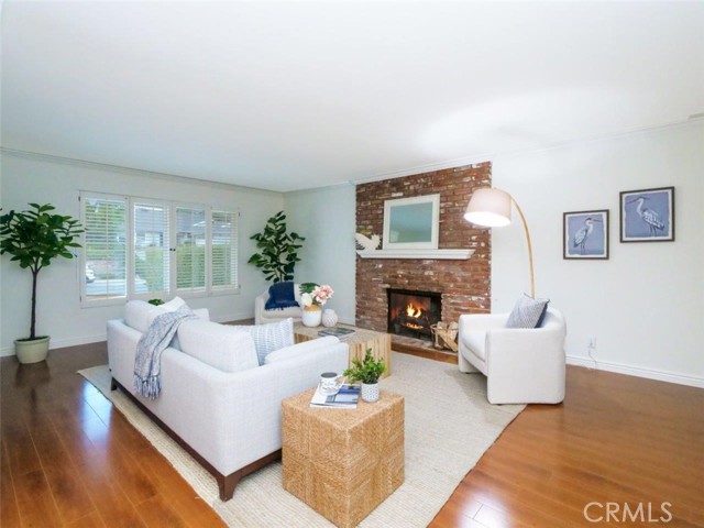 Living Room with Fireplace