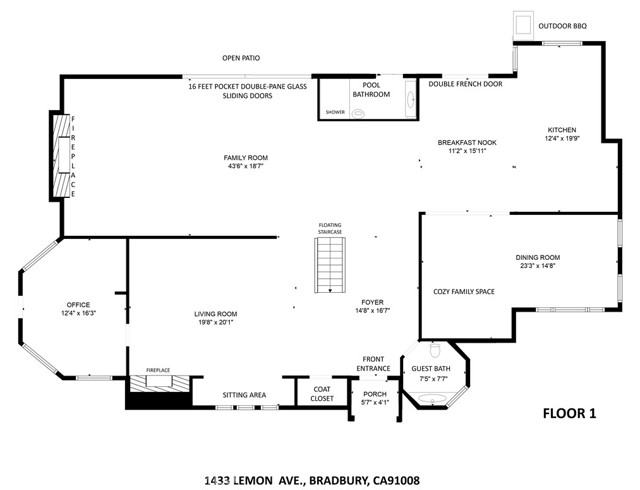 Detail Gallery Image 71 of 75 For 1433 Lemon Ave, Bradbury,  CA 91008 - 4 Beds | 4/1 Baths