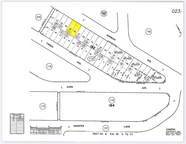 Detail Gallery Image 6 of 6 For 1845 Norwich Ave, Cambria,  CA 93428 - – Beds | – Baths