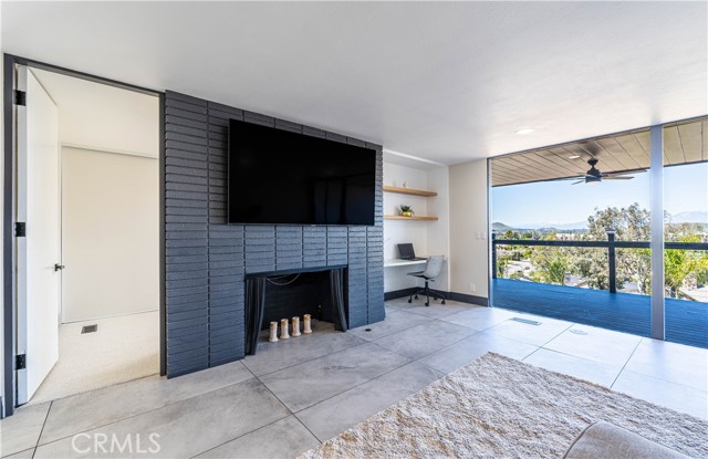 Fireplace in living room