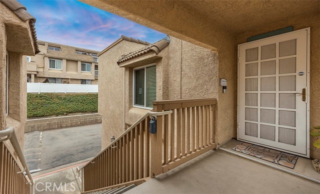 Front Entry with security screen.
